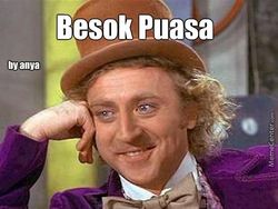 Meme Lucu Besok Puasa