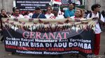 Aksi Damai di DPR Minta Percepat Disahkannya RUU Terorisme