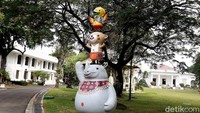 Ikut memeriahkan Asian Games 2018, Istana Negara ikut bersolek.
