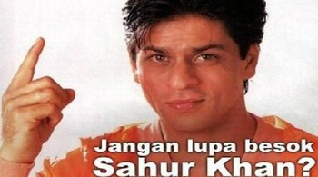 Subuh ini sudah mulai sahur nih. Foto: Internet