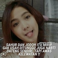 Bagi jomblo yang tengah menunggu jodoh, ini kemiripan antara sahur dan jodoh Foto: Istimewa