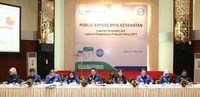 Saat Menyampaikan paparan di Public Expose Laporan Keuangan dan Laporan Pengelolaan Program BPJS Kesehatan Tahun 2017 / dok. BPJS Kesehatan
