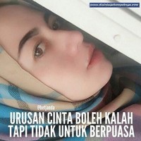 Urusan cinta boleh kalah, tapi tidak untuk puasa. Foto: Istimewa