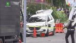 Foto: Mobil Terduga Teroris Penyerang Polda Riau Diperiksa