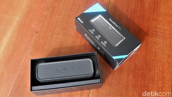 Anker SoundCore Pro merupakan speaker Bluetooth portable. Foto: Adi Fida Rahman/detikINET