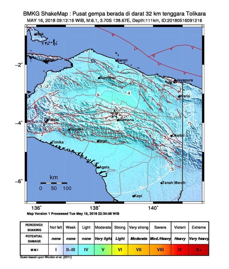 Gempa 6,1 SR di Tolikara, Warga Panik Keluar dari Rumah Gempa 6,1 SR di Tolikara, Warga Panik Keluar dari Rumah