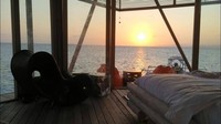 Pemandangannya pun tidak kalah indah dan rupawan (Pulo Cinta Eco Resort/Facebook)