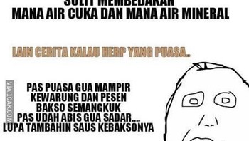 Puasa harus tetap fokus dong. Foto: Internet