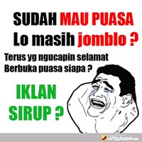  Tenang saja, iklan sirup akan mengucapkan selamat berbuka kok untuk kamu yang jomblo. Foto: Istimewa