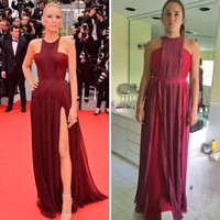 Banyak remaja perempuan yang mencontek gaun red carpet para seleb sebagai referensi prom dress. Sayangnya hasil jadi tak selalu sesuai dengan contohnya. Foto: Twitter