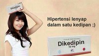 Kalau sudah didiagnosa hipertensi, jangan males minum obat ya. (Foto: Internet)