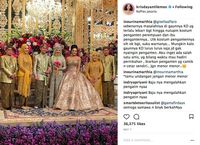 Gaunnya Lebih Megah dari Pengantin Gaya Krisdayanti  Jadi 