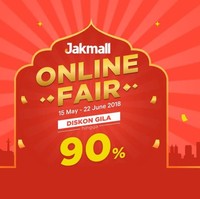 Menyambut bulan Ramadan, e-commerce Jakmall menawarkan diskon hingga 90%. Anda pun bisa menemukan gadget, alat masak, hingga jam tangan dengan harga miring. Handphone bahkan bisa dimiliki mulai dari Rp 200 ribuan. Foto: Twitter