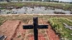 Makam Terendam di TPU Budi Dharma