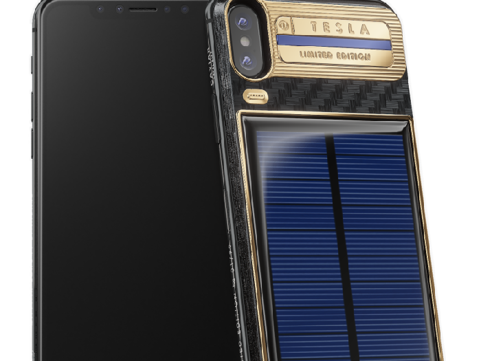 iPhone X buat Elon Musk. Foto: Caviar iPhone X buat Elon Musk. Foto: Caviar