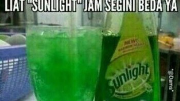 Sabun cuci terlihat seperti sirup. Foto: Istimewa