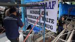Halte TransJ Simprug Diperbaiki