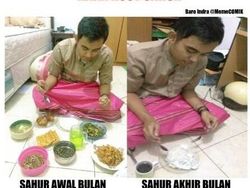 Parade Meme Lucu Nasib Miris Saat Sahur