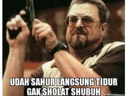 Parade Meme Lucu Nasib Miris Saat Sahur