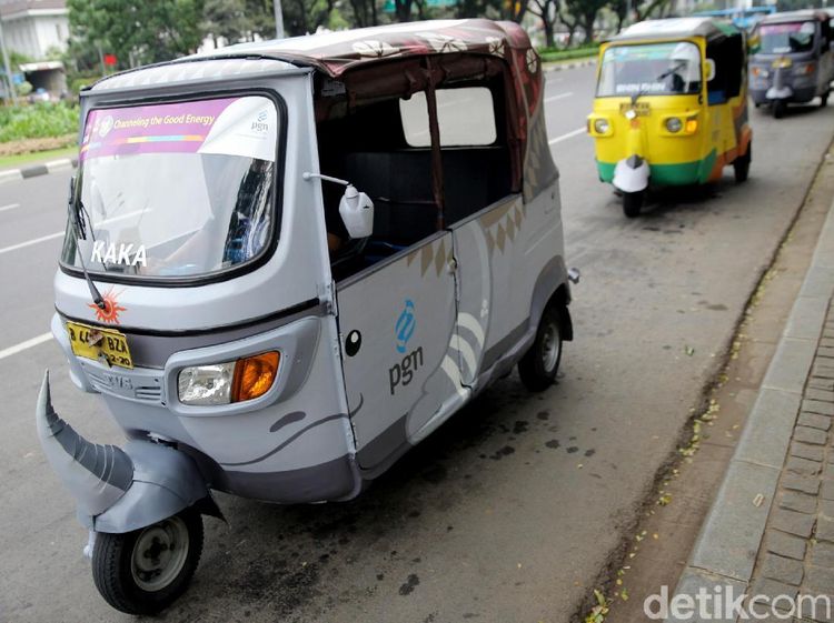 Bajaj ala Asian Games, Wara-wiri di Jalanan Ibu Kota