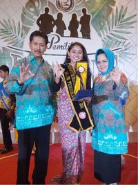 Joana Da Costa usai meraih posisi runner up di ajang Pemilihan Duta Generasi Berencana (GenRe) Jawa Barat 2018 (dok/Jababeka)