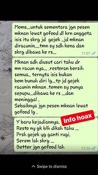 Go-Jek Polisikan Penyebar Pesan yang Tuding Go Food Disusupi ISIS