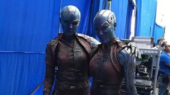 Karen Gillan berperan sebagai Nebula. (Foto: Facebook)