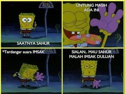 Parade Meme Lucu Nasib Miris Saat Sahur