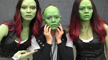 Zoe Saldana berperan sebagai Gamora. (Foto: Facebook)