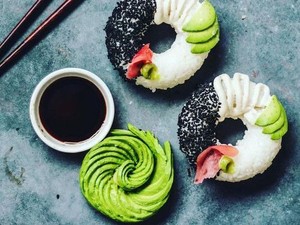 Donat Sushi hingga Sushi Piramida, Sushi Cantik yang Hits Tahun 2018