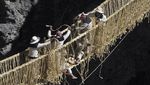 Jembatan Rumput Sekuat Baja Peninggalan Suku Inca