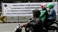 Kasudinhub Jaksel Christianto mengatakan rekayasa lalu lintas tersebut dilakukan berkaitan dengan tahapan pembangunan simpang susun Antasari. Selain itu, penutupan tiga simpang di Jalan Mampang Prapatan itu juga untuk memaksimalkan arus lalu lintas di underpass Mampang Prapatan.