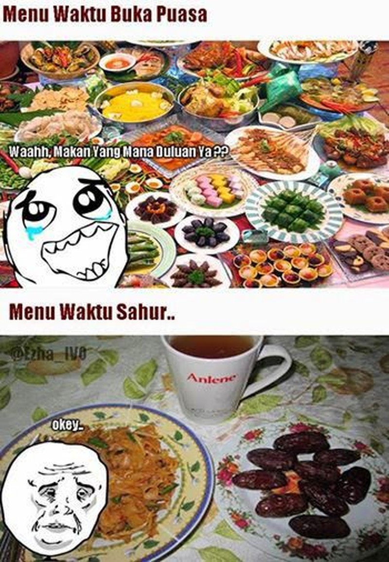 meme buka puasa.