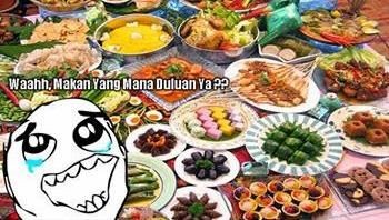 Buka puasa dengan aneka makanan, giliran sahur sudah kehabisan makanan (Twitter)