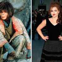 Helena Bonham Carter berubah menjadi simpanse wanita dalam film Planet of The Apes pada 2001. Foto: Getty Images, Istimewa
