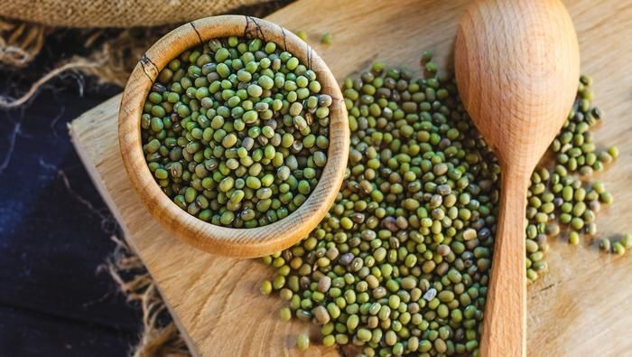 Ilustrasi kacang hijau. Foto: iStock Ilustrasi kacang hijau. Foto: iStock