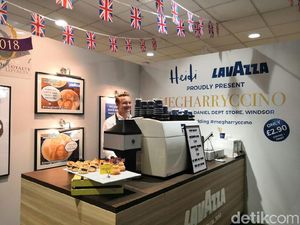 Menyeruput Megharryccino, Cappuccino Berwajah Meghan-Harry di Windsor