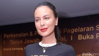 Sophia Latjuba saat ditemui di kawasan Kemang, Jakarta Selatan pada Kamis (17/5). Pool/Noel/detikFoto.