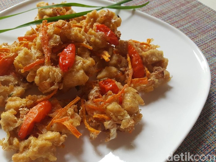 bakwan tempe pedas