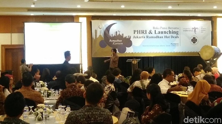 Suasana peluncuran Jakarta Ramadan Hot Deals (JHSR) 2018 (Randy/detikTravel) Suasana peluncuran Jakarta Ramadan Hot Deals (JHSR) 2018 (Randy/detikTravel)