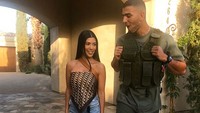 Meski berbeda agama dan usia 14 tahun, Kourtney dan Younes tetap menghargai satu sama lain. Foto: Dok. Instagram/younesbendjima