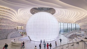 Lantai atas diperuntukkan bagi sejumlah pertemuan. Foto: Dezeen