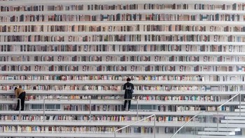 Kendati begitu, pengunjung bisa mengaksesnya dari katalog. Foto: Dezeen