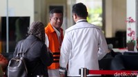 Mustofa Kamal Pasa menjalani pemeriksaan di gedung KPK, Jakarta, Jumat (18/5/2018).