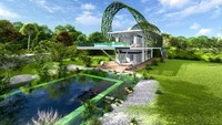 Ventilasi dan bangunan yang ramah lingkungan membantu mengurangi suhu panas di rumah. Istimewa/Inhabitat.