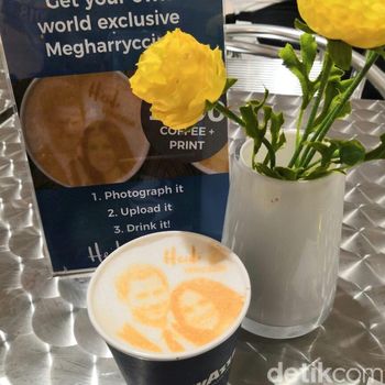 Cerita di Balik Megharryccino, Cappuccino Unik Berwajah Harry-Meghan