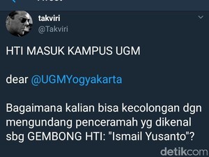 Viral Jubir HTI Diundang Ceramah di Masjid Kampus UGM