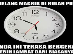 Deretan Meme Kocak Menanti Adzan Maghrib