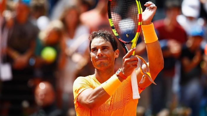 Rafael Nadal lolos ke semifinal Italia Terbuka usai mengalahkan Fabio Fognini (Foto: Julian Finney/Getty Images) Rafael Nadal lolos ke semifinal Italia Terbuka usai mengalahkan Fabio Fognini (Foto: Julian Finney/Getty Images)