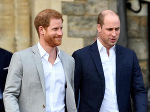 Jelang Nikah, Pangeran Harry Sapa Warga di Windsor Bareng William